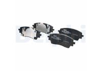 Brake pad set, disc brake LP3948 Delphi