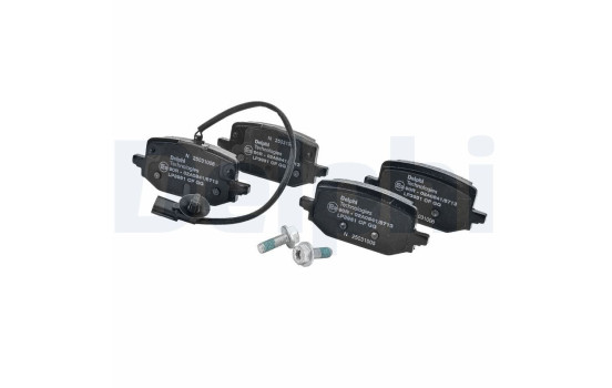 Brake pad set, disc brake LP3951 Delphi