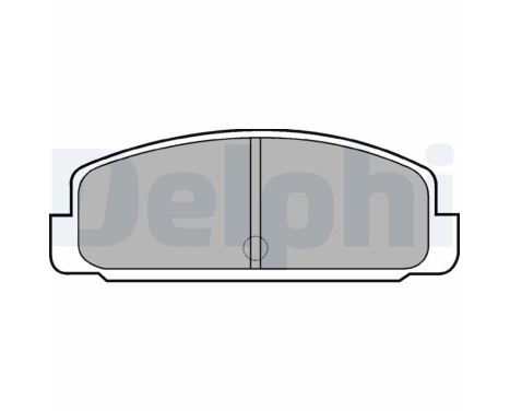 Brake Pad Set, disc brake LP401 Delphi