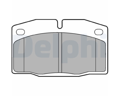 Brake Pad Set, disc brake LP415 Delphi