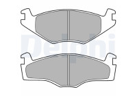 Brake Pad Set, disc brake LP420 Delphi