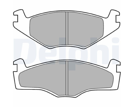 Brake Pad Set, disc brake LP420 Delphi