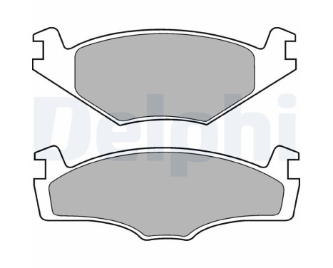 Brake Pad Set, disc brake LP421 Delphi