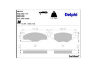 Brake Pad Set, disc brake LP421 Delphi