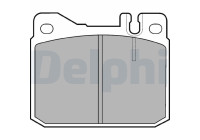 Brake pad set, disc brake LP427 Delphi