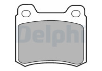 Brake pad set, disc brake LP440 Delphi