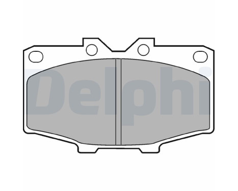 Brake Pad Set, disc brake LP448 Delphi