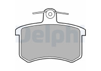 Brake Pad Set, disc brake LP451 Delphi