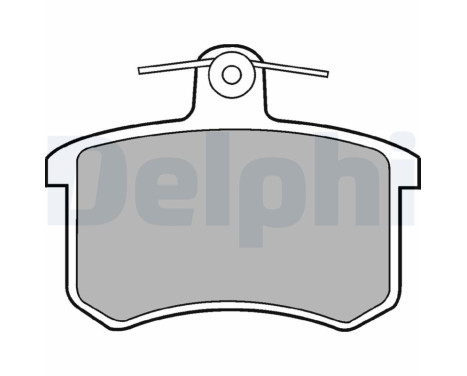 Brake Pad Set, disc brake LP451 Delphi