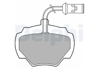 Brake Pad Set, disc brake LP475 Delphi