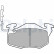Brake Pad Set, disc brake LP490 Delphi
