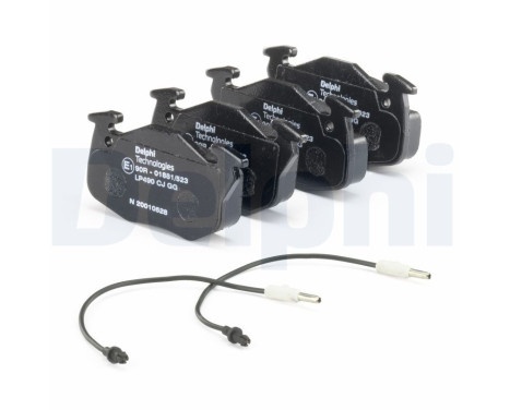 Brake Pad Set, disc brake LP490 Delphi, Image 3