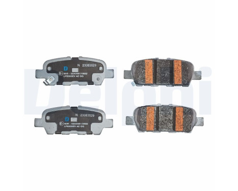 Brake pad set, disc brake LP5000EV Delphi