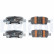 Brake pad set, disc brake LP5000EV Delphi