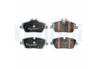 Brake pad set, disc brake LP5001EV Delphi