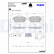 Brake pad set, disc brake LP5001EV Delphi, Thumbnail 4