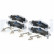 Brake pad set, disc brake LP5002EV Delphi, Thumbnail 2