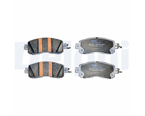 Brake pad set, disc brake LP5003EV Delphi