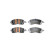 Brake pad set, disc brake LP5003EV Delphi, Thumbnail 2