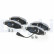 Brake pad set, disc brake LP5006EV Delphi, Thumbnail 2
