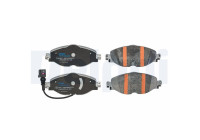 Brake pad set, disc brake LP5006EV Delphi