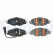 Brake pad set, disc brake LP5006EV Delphi