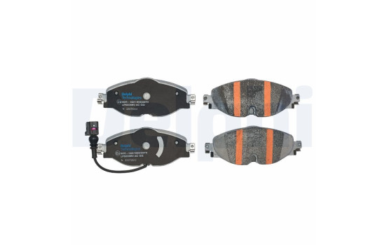 Brake pad set, disc brake LP5006EV Delphi