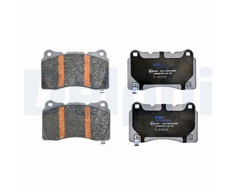 Brake pad set, disc brake LP5007EV Delphi