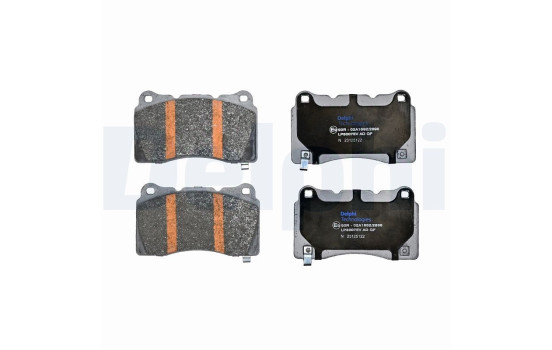 Brake pad set, disc brake LP5007EV Delphi, Image 2