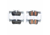 Brake pad set, disc brake LP5008EV Delphi
