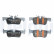 Brake pad set, disc brake LP5008EV Delphi