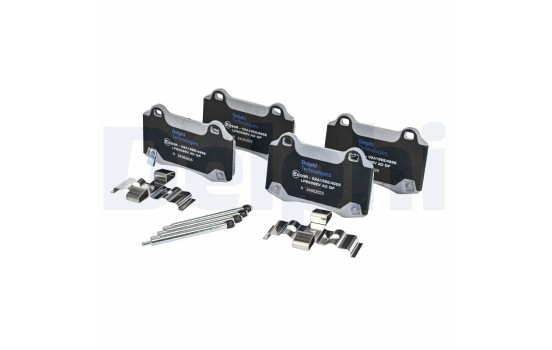 Brake pad set, disc brake LP5009EV Delphi