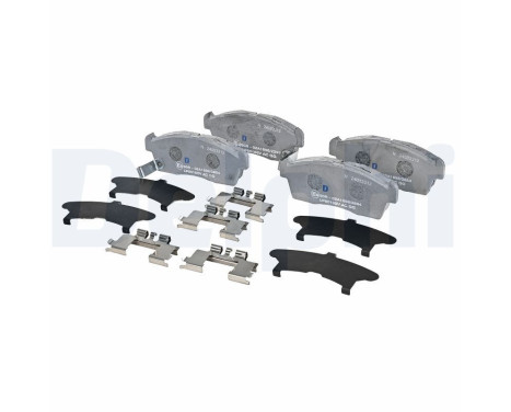 Brake pad set, disc brake LP5010EV Delphi