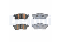 Brake pad set, disc brake LP5010EV Delphi