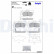 Brake pad set, disc brake LP5010EV Delphi, Thumbnail 3