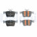 Brake pad set, disc brake LP5011EV Delphi