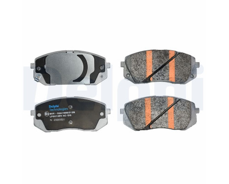 Brake pad set, disc brake LP5013EV Delphi