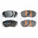 Brake pad set, disc brake LP5013EV Delphi, Thumbnail 2