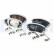 Brake pad set, disc brake LP5013EV Delphi, Thumbnail 3