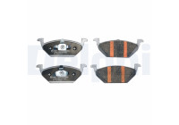 Brake pad set, disc brake LP5014EV Delphi