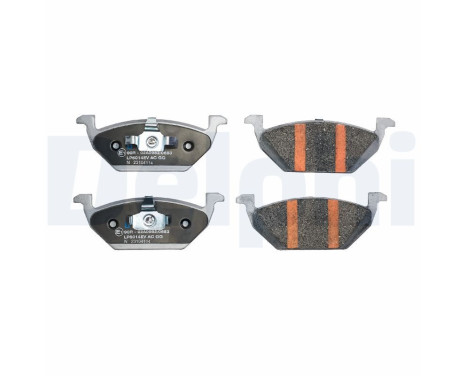 Brake pad set, disc brake LP5014EV Delphi