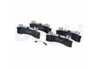 Brake pad set, disc brake LP5015EV Delphi