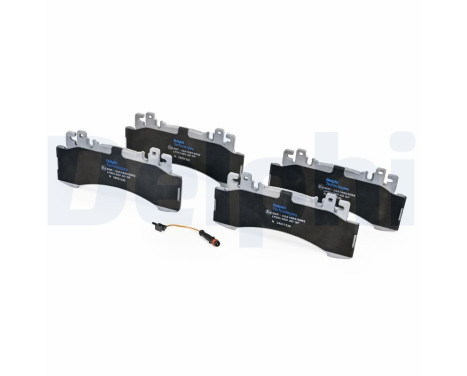Brake pad set, disc brake LP5015EV Delphi