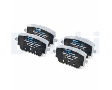 Brake pad set, disc brake LP5016EV Delphi, Image 2