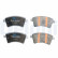 Brake pad set, disc brake LP5017EV Delphi