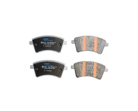Brake pad set, disc brake LP5017EV Delphi
