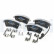 Brake pad set, disc brake LP5018EV Delphi, Thumbnail 2