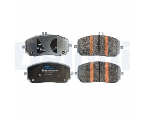 Brake pad set, disc brake LP5019EV Delphi