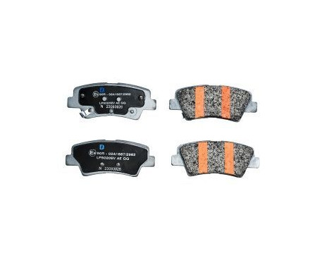 Brake pad set, disc brake LP5020EV Delphi