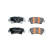 Brake pad set, disc brake LP5020EV Delphi